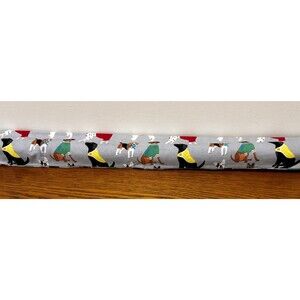 36"Door Draft Stopper Dog Fabric Saves Energy Blocks Cold, Heat, Noise Unfilled